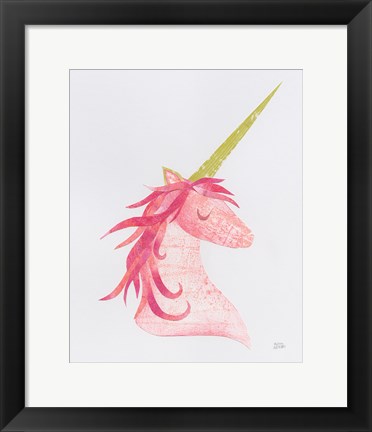 Framed Unicorn Magic I Print