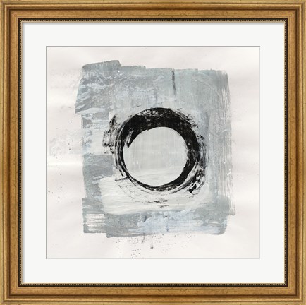 Framed Zen Circle I Print
