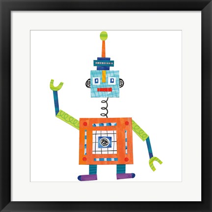 Framed Robot Party III Print