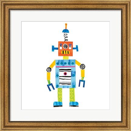 Framed Robot Party II Print