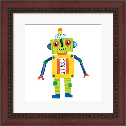 Framed Robot Party IV Print
