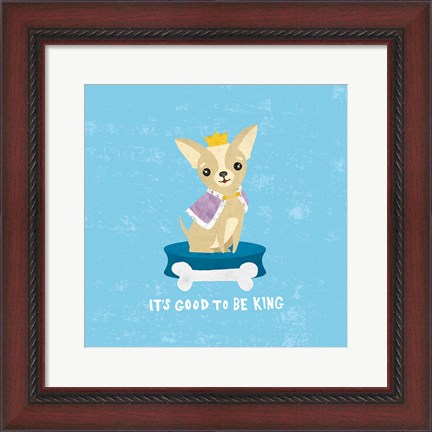 Framed Good Dogs Chihuahua Print