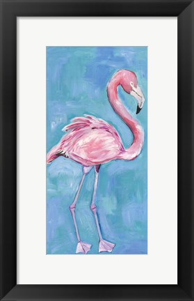 Framed Pink Flaming II Print