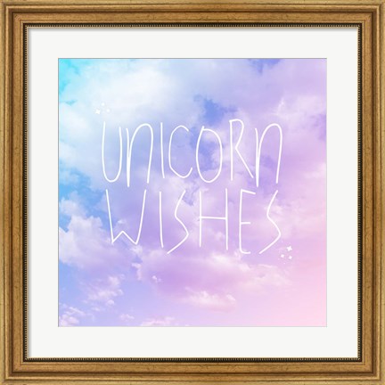 Framed Unicorn Wishes Print