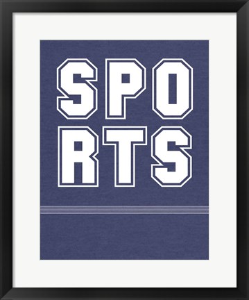 Framed Sports Print