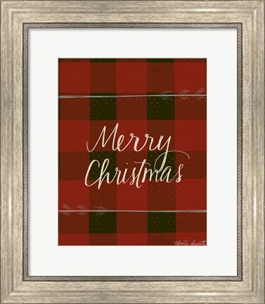 Framed Merry Christmas Print