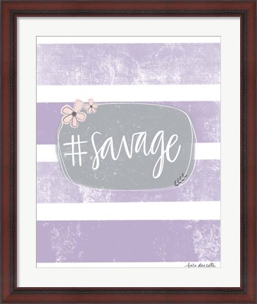 Framed Savage Print