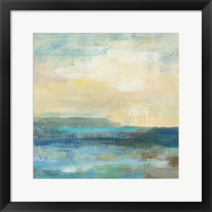 Framed Sunset Beach I A Print