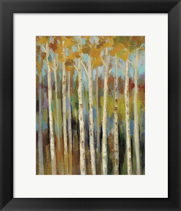 Framed Young Forest I Print