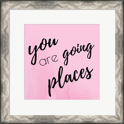 Framed Going Places Print