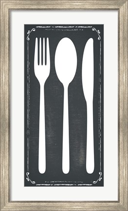 Framed Utensils Print