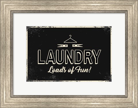 Framed Laundry Print