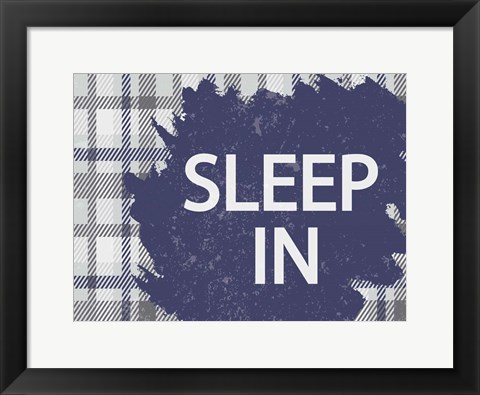 Framed Sleep In Print