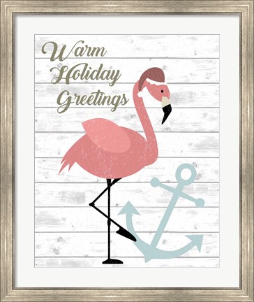 Framed Warm Holiday Greetings Print
