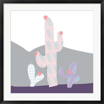Framed Cactus II Print