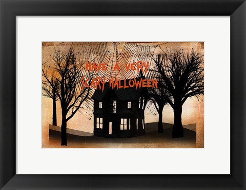 Framed Very Scary Halloween Print