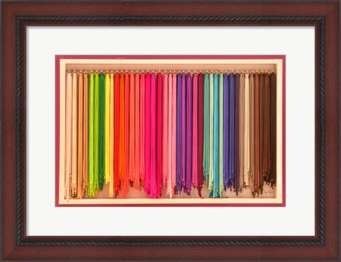 Framed Bright Mexico Colors Print
