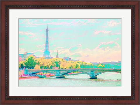 Framed Pastel Paris Print