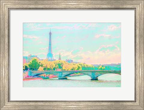 Framed Pastel Paris Print