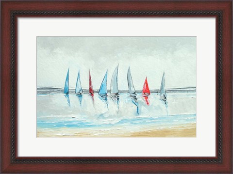 Framed Boats 3A Print
