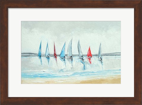 Framed Boats 3A Print