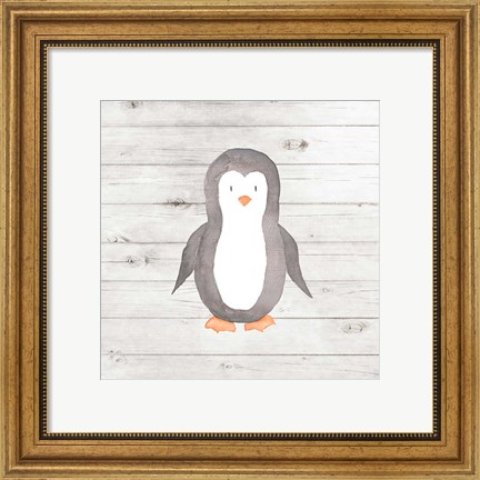 Framed Watercolor Penguin Print