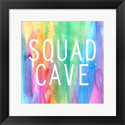 Framed Squad Cave Print