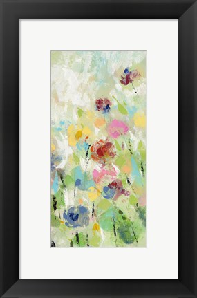 Framed Springtime Meadow Flowers III Print