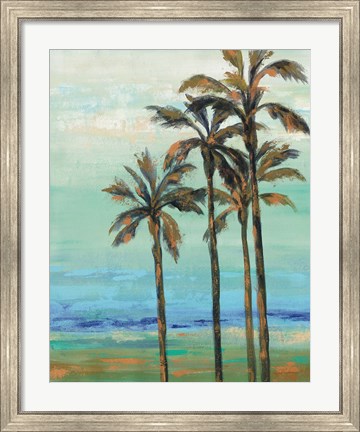 Framed Copper Palms I Print