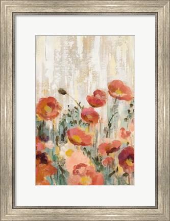 Framed Sprinkled Flowers III Spice Print