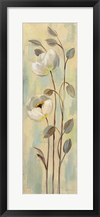 Framed Neutral Anemone Branches II Print