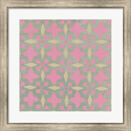 Framed Parisian Floral Element IV Print