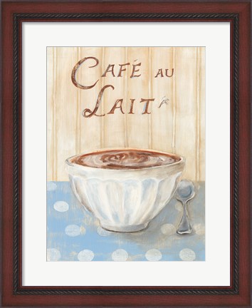 Framed Cafe au Lait Print
