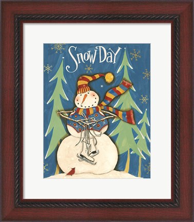 Framed Snowmen Season IV Print