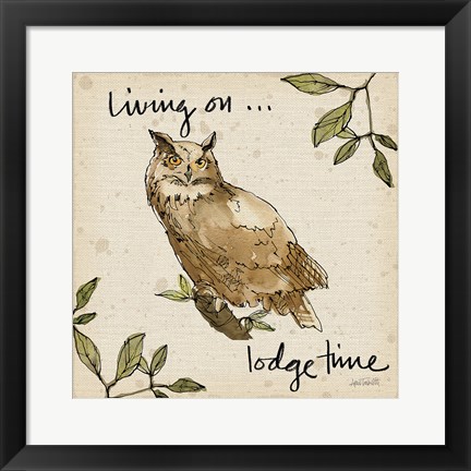 Framed Lodge Life VI Print
