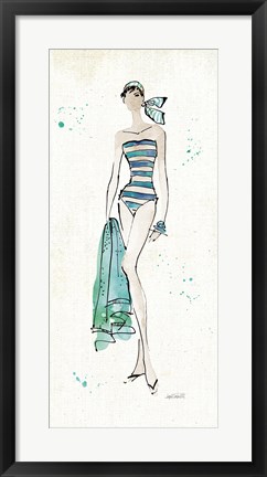 Framed Beach Divas V Print