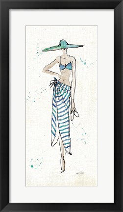 Framed Beach Divas III Print