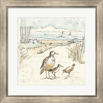 Framed Coastal Breeze X Print