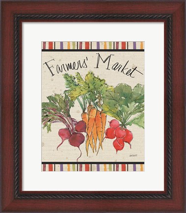 Framed Farmers Feast IX Print