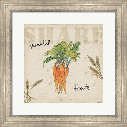 Framed Farmers Feast Harvest V Print