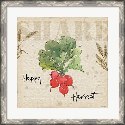 Framed Farmers Feast Harvest II Print