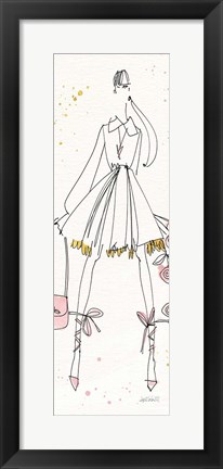 Framed Fashion Feet VIII Crop Print