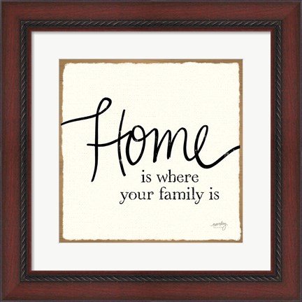 Framed Blessings of Home II (Home) Print