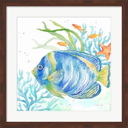 Framed Sea Life Serenade I Print