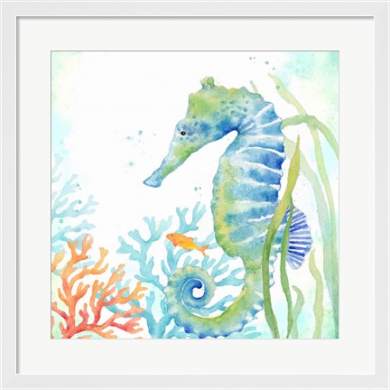 Framed Sea Life Serenade III Print