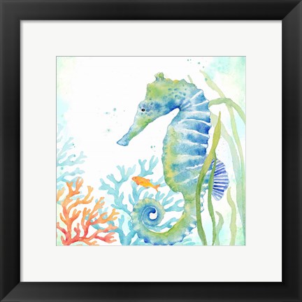 Framed Sea Life Serenade III Print