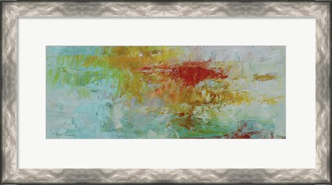 Framed Lush Sunset Panel Print