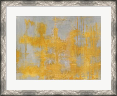 Framed Golden Light Landscape Print