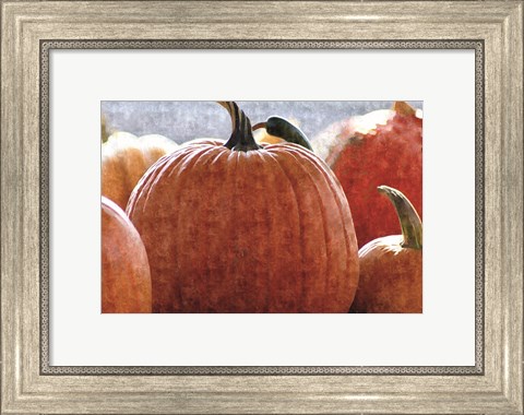 Framed Fall Pumpkin Print
