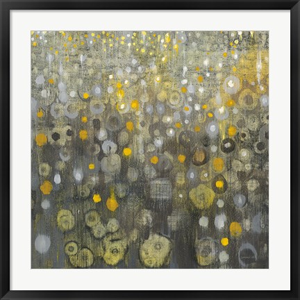 Framed Rain Abstract V Print